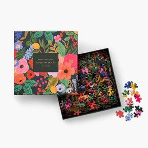 NWOT Rifle Paper Co. Garden Party Jigsaw Puzzle - 500 Pieces